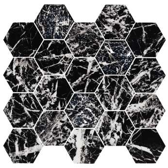 Hexagon Glam Black